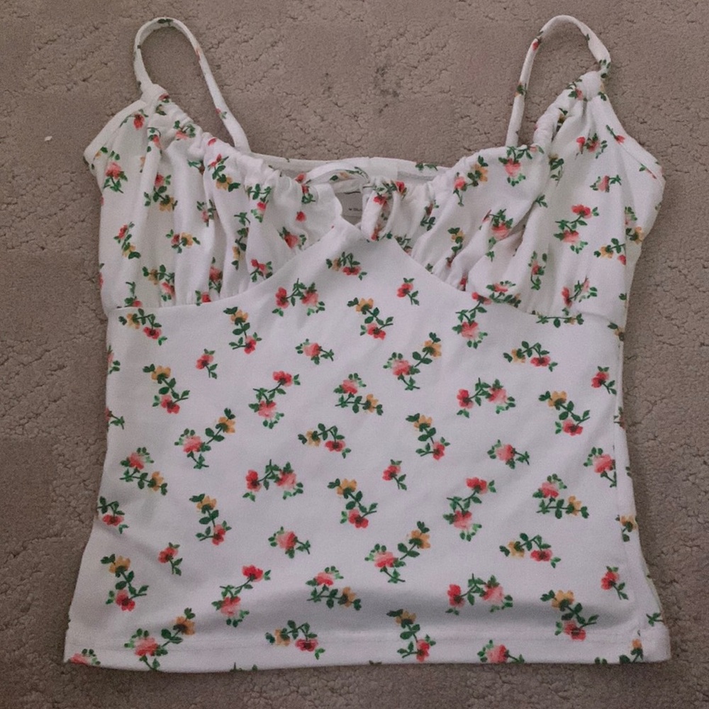 Floral crop top